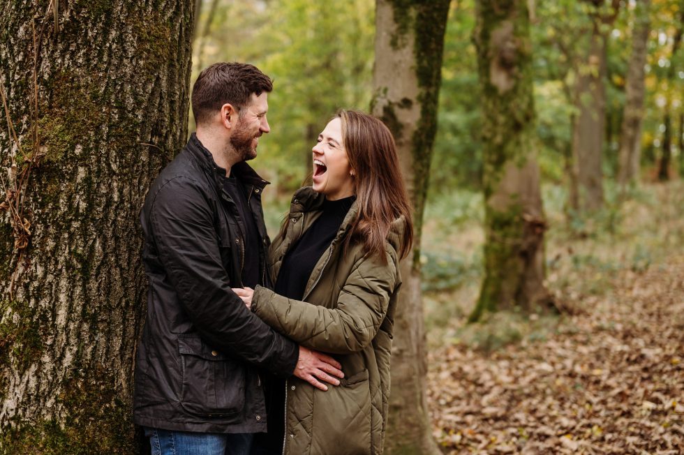 Gorgeous couple on an engagement shoot in Lancashire
