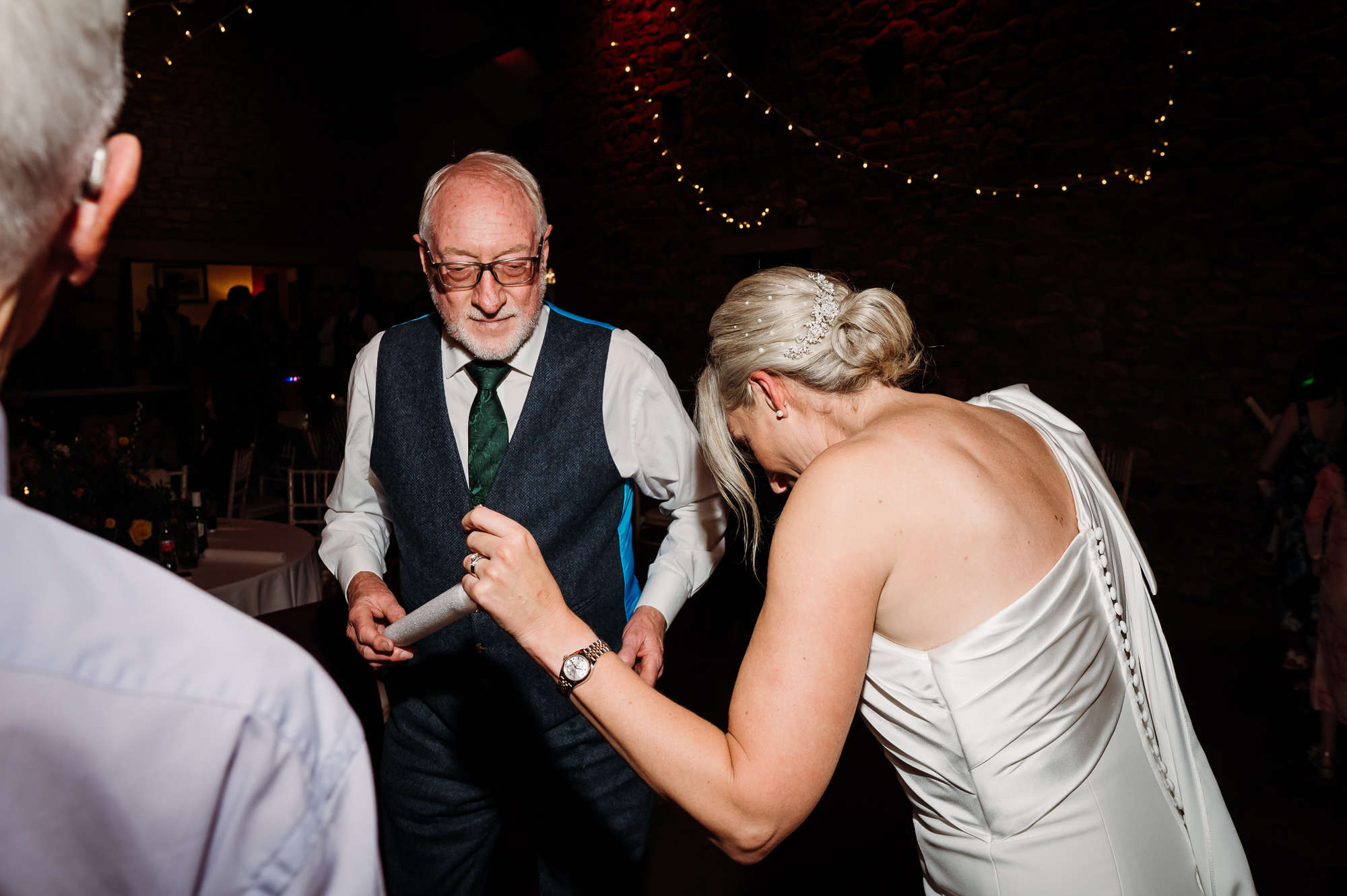 Bride dancing with her dad